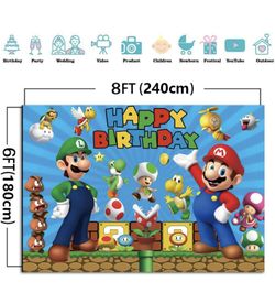 Super Mario Bro’s Backdrop 