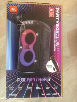 🎤 JBL PartyBox Club 120 Wireless Mic Bundle