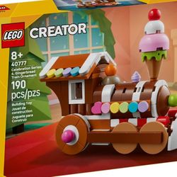 Lego Gingerbread Train