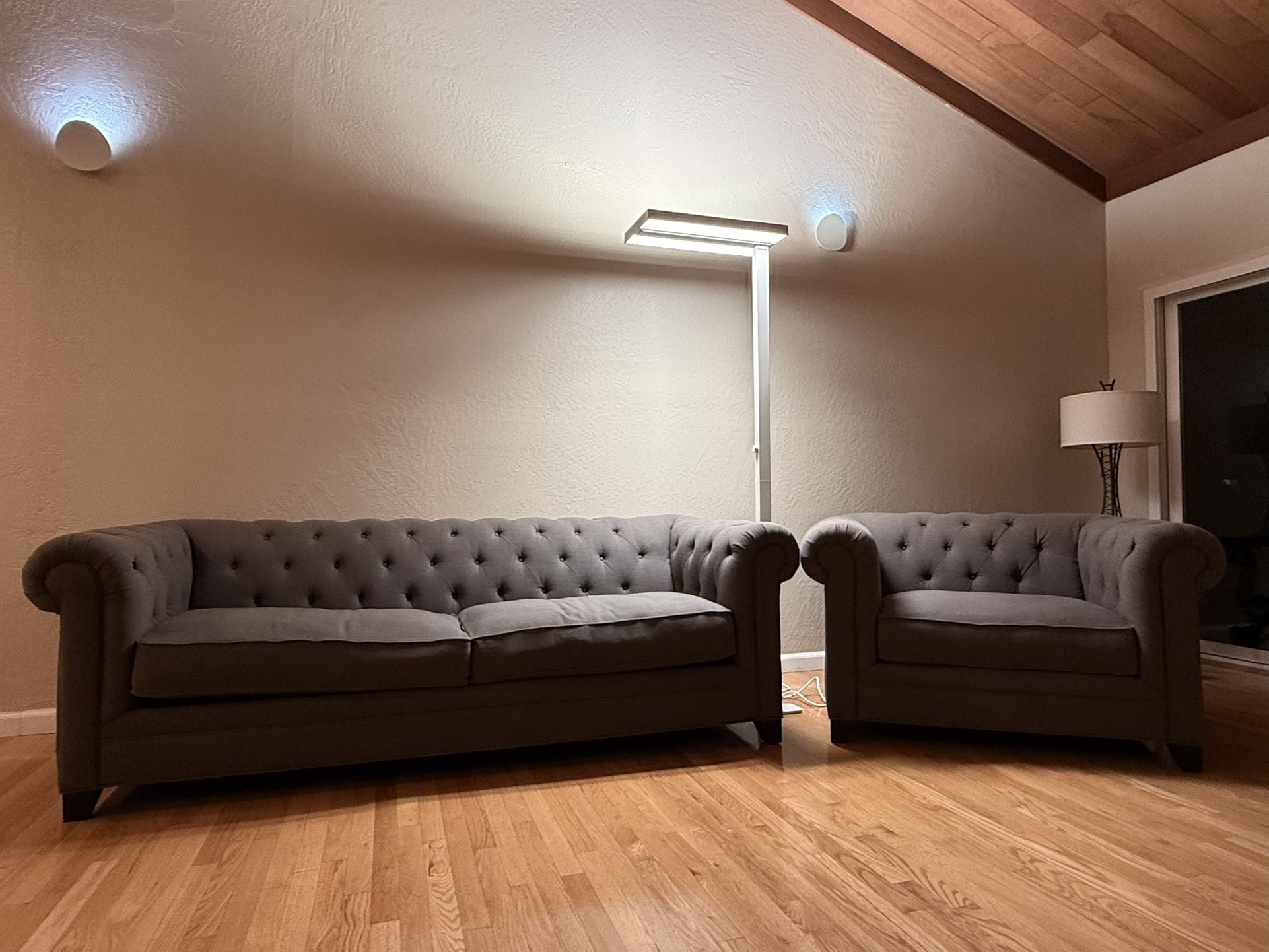 Patterson Tufted Sofa Set