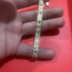 Nugget Bracelet 10k