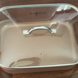 Copper Chef Wonder Cooker XL Roaster Pan With Glass Lid (cash & pick up only)