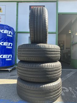 🔥 4 USED Pirelli Cinturato P7 All Season Run Flat Tires | 225/55R17 | Touring Comfort + Run Flat Safety | Free Install & Balance – $260 Set 