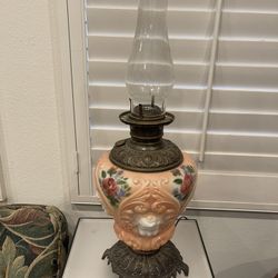 Antique Glass Lamp 