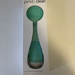 PMD Clean Smart Facial Cleansing Silicone Device Teal Ergo SonicGlow Technology