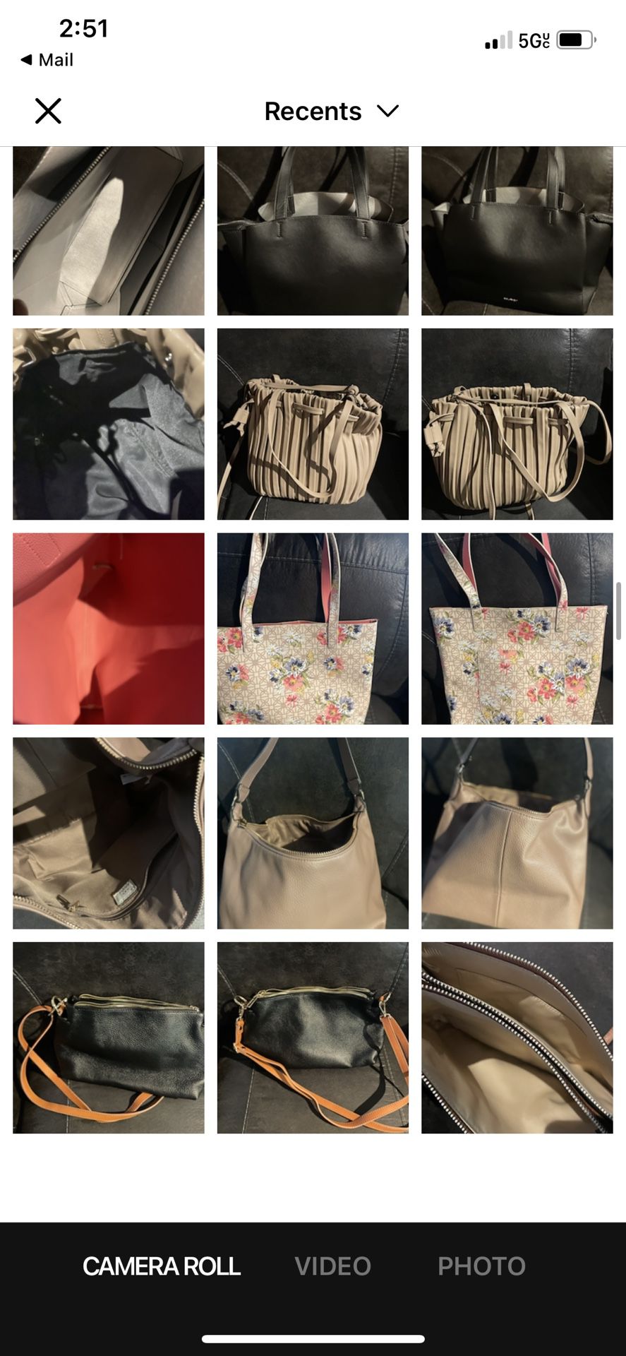 Like New Bags $30 Each, Others Listed