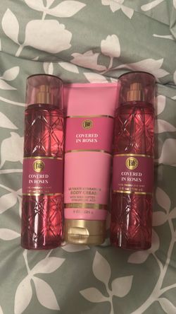 bath and body works covered in roses