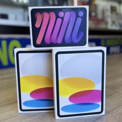 iPad Mini 6th Gen & iPad 10th Gen Available (Newest Models)