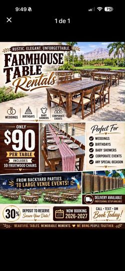 RUSTIC ARTICLES FOR EVENTS