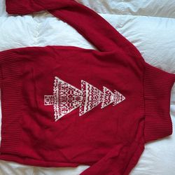 Tabolts christmas Red Sweater 