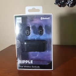 muze RIPPLE True Wireless Earbuds by VIVITAR Bluetooth 20 Hours Playtime - Captain's Treasure!"
