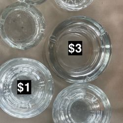 Glassware Ash Trays Brand NEW 