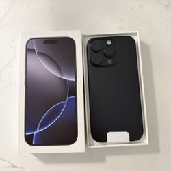 Apple iPhone 16 Pro 256 GB Titanium Black Unlocked