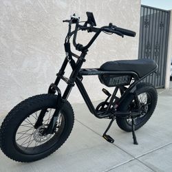 NEW Actbest Striker Ebike 1500W/48V15.6Ah/30MPH 20x4” Up to 75 Miles Range 7-speed Shimano $669