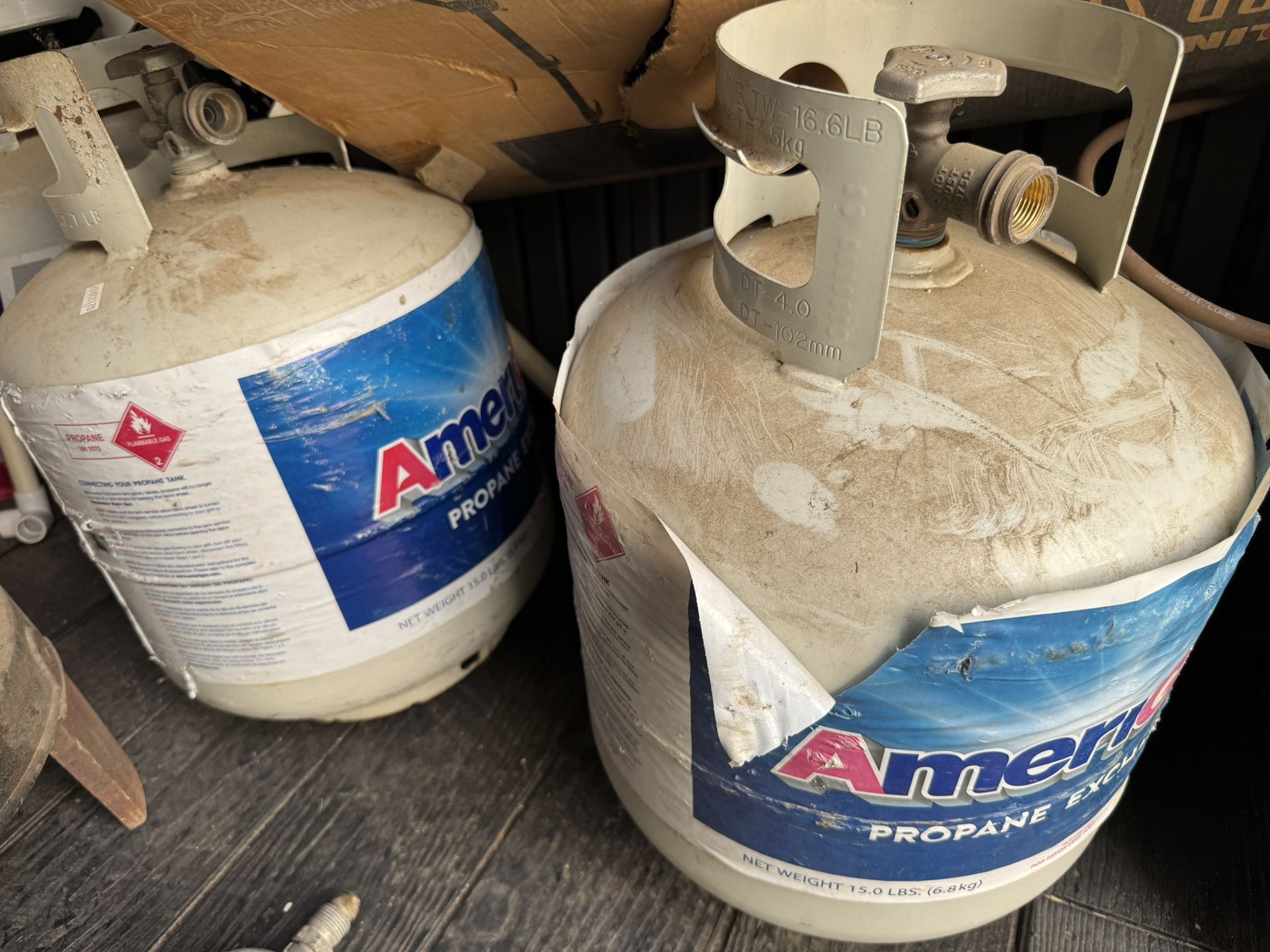 Empty Propane Tanks