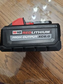 Milwauke M18 Red Lithium-Ion  Battery XC6.0