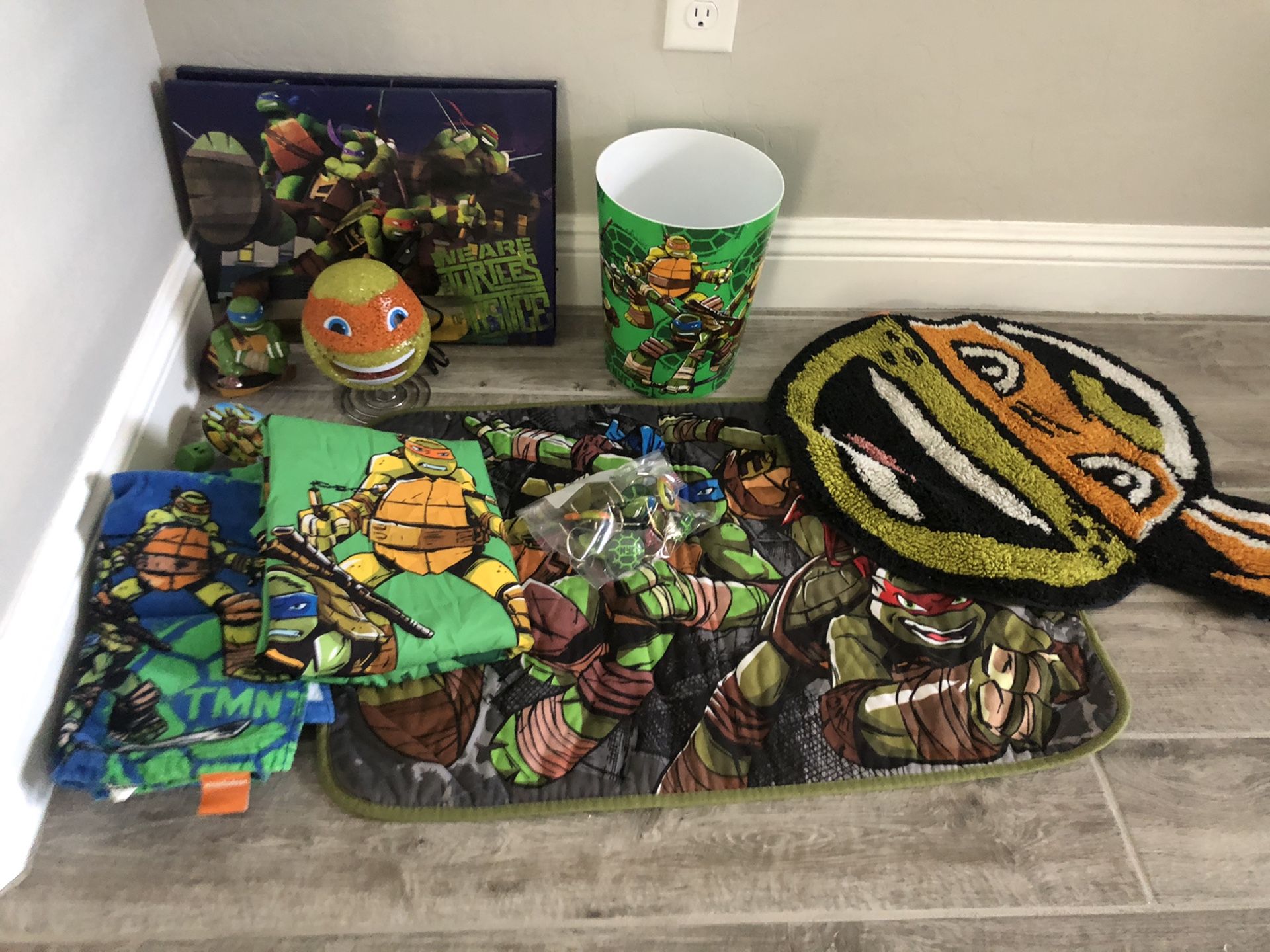 Kids bathroom set Ninja Turtles complete set