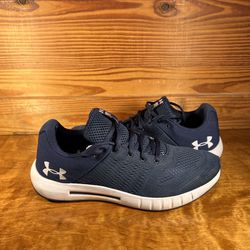 Under Armour Micro G Pursuit (contact info removed)-402 Blue Running Shoes Sneakers Men's Sz 11