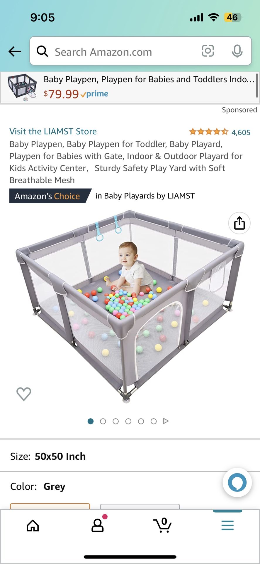 Large playpen