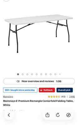 Folding table