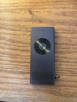 Poliglu or Enence instant two-way language translator device. 