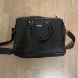 Leather Brooks Brothers Briefcase Laptop Bag