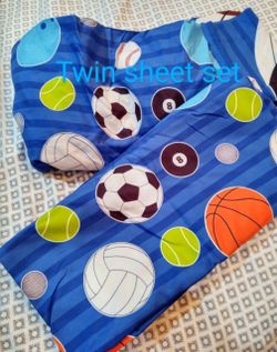 Twin sheet set sports
