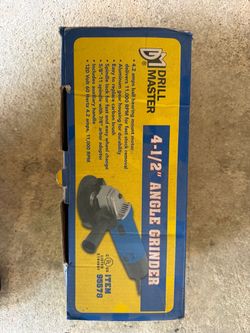 Drill Master 4-1/2" Angle Grinder