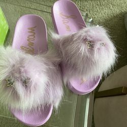 Sam Edleman Lavender “Mackie Aster” Slippers