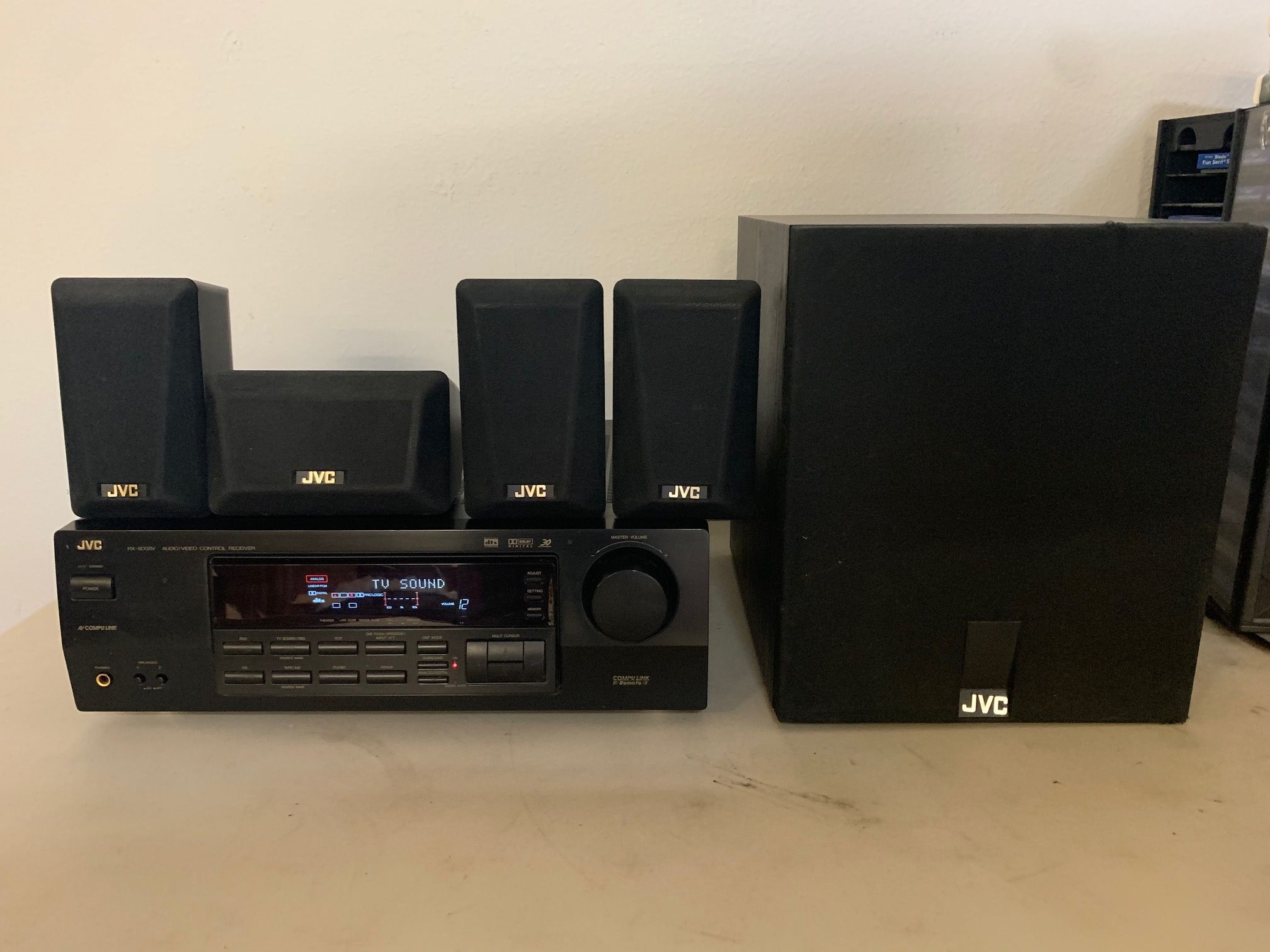 JVC surround sound system