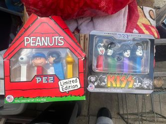 PEZ Limited Edition Peanuts & KISS Dispenser Sets