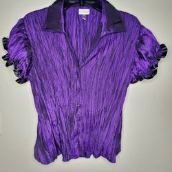 Harve Benard Women's Button Up Dress Shirt