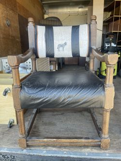 Decorative Zebra Chair Design