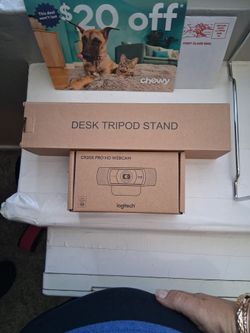 Webcam and tripod stand