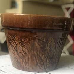 2 Ceramic coated planters for immediate sale