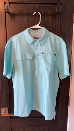 Eddie Bauer Men's Short Sleeve Button-Up Shirt Medium 0245