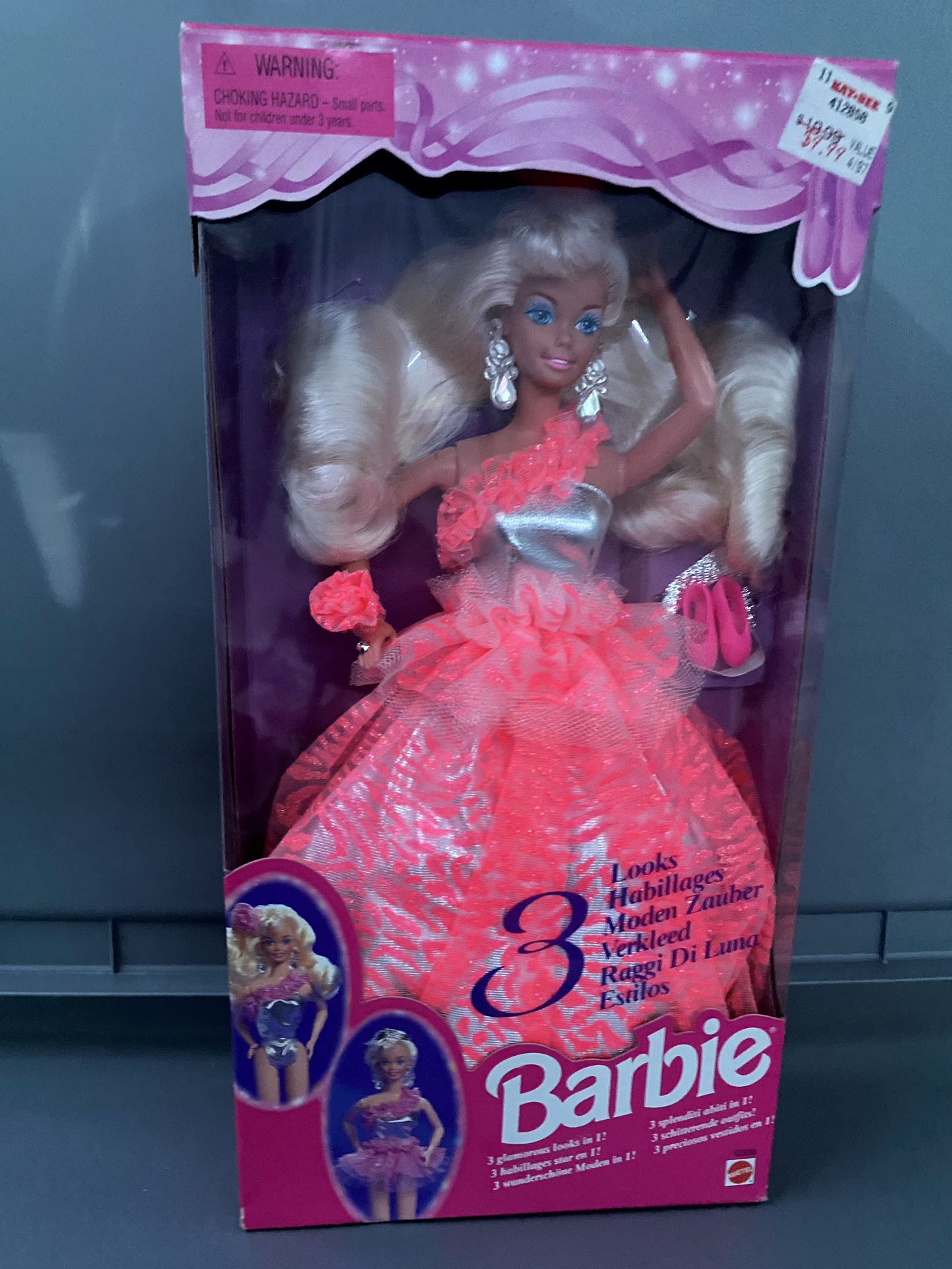 Barbie 3 Looks Doll 1994 Mattel 