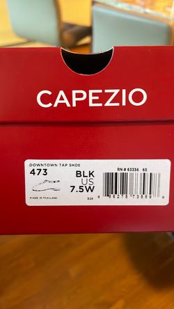 Capezio Downtown Tap Shoe Black Size 7.5W
