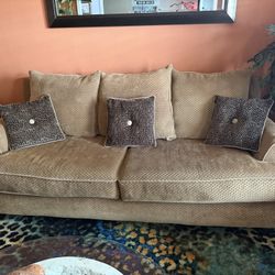 Couch And Oversized Chair