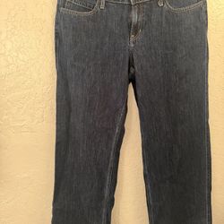 Hollister Low Rise Baggy Jeans Women’s Size 12R W31 Dark Wash Y2K Skater Wide Leg