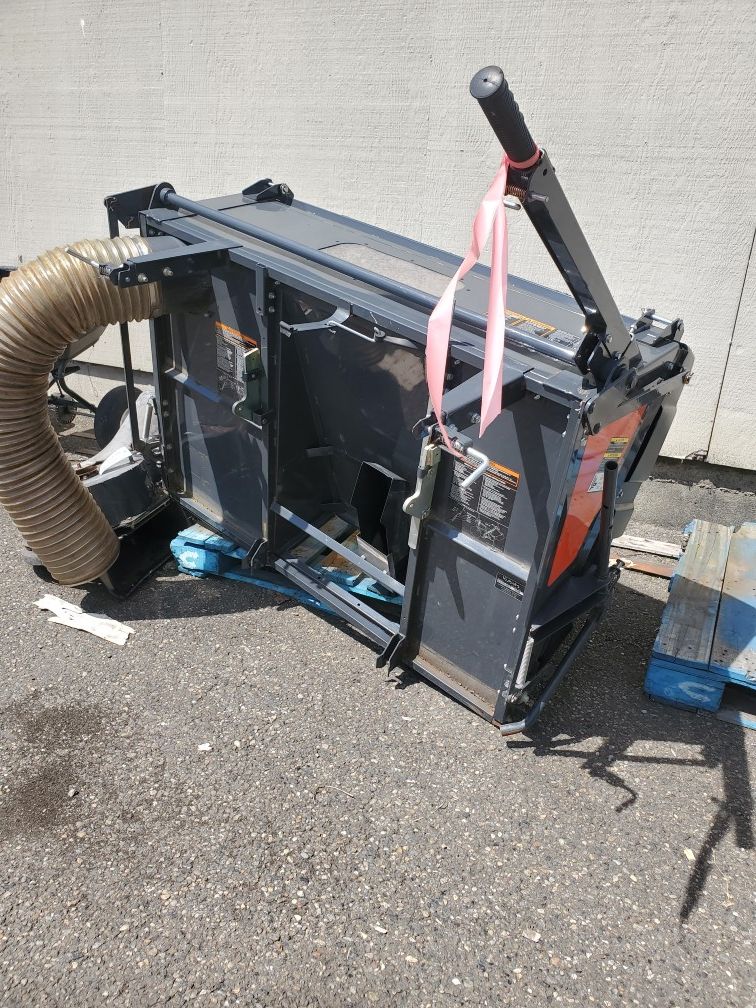 Kubota Grass Catcher for Zero Turn Mower 6ft wide Hopper Style for Sale