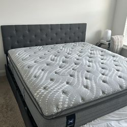 Sealy Shelmore Soft Pillow Top King Mattress – Like New