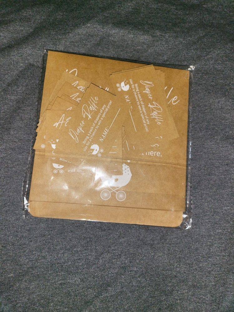 Diper Raffle Cards & Box