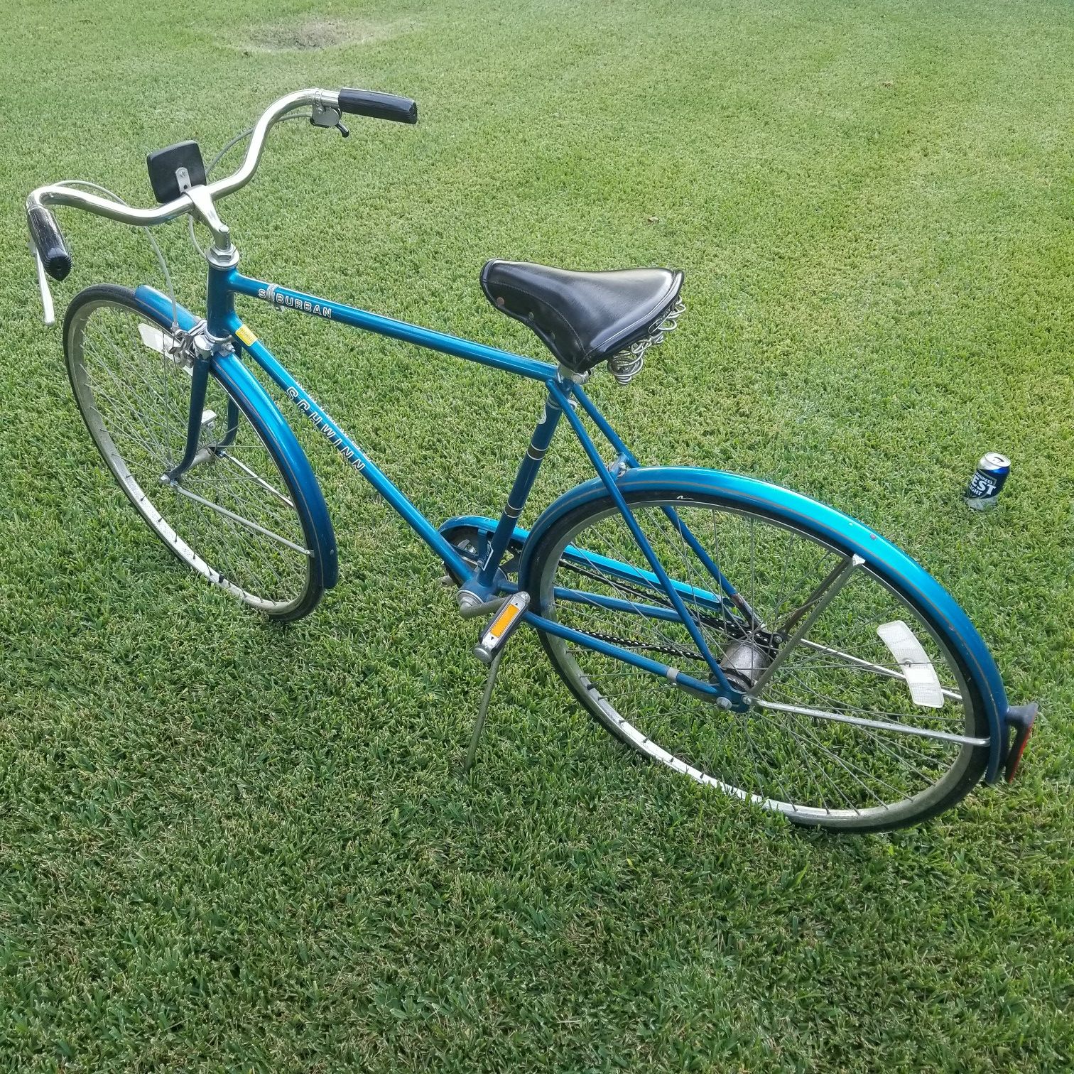 Bicycle, Vintage 1975 Schwinn 3 speed 26 in. Suburban.