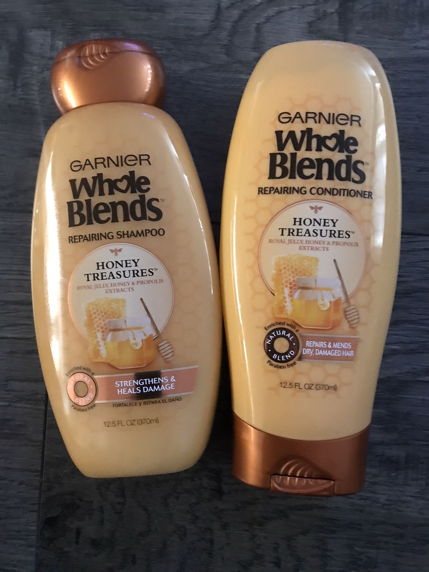 Garnier whole blends honey treasures shampoo and conditioner set