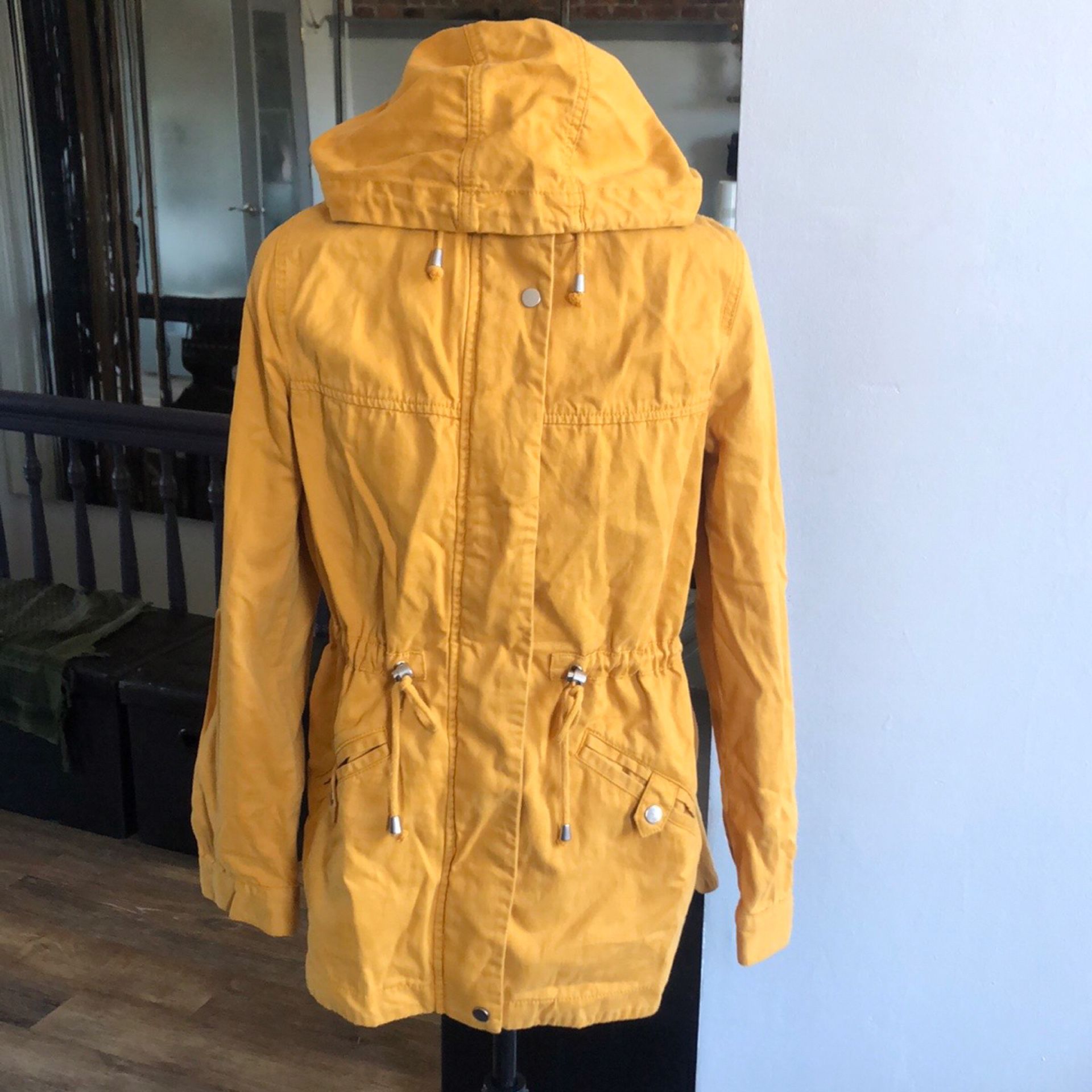 H&M Yellow Hooded Jacket 