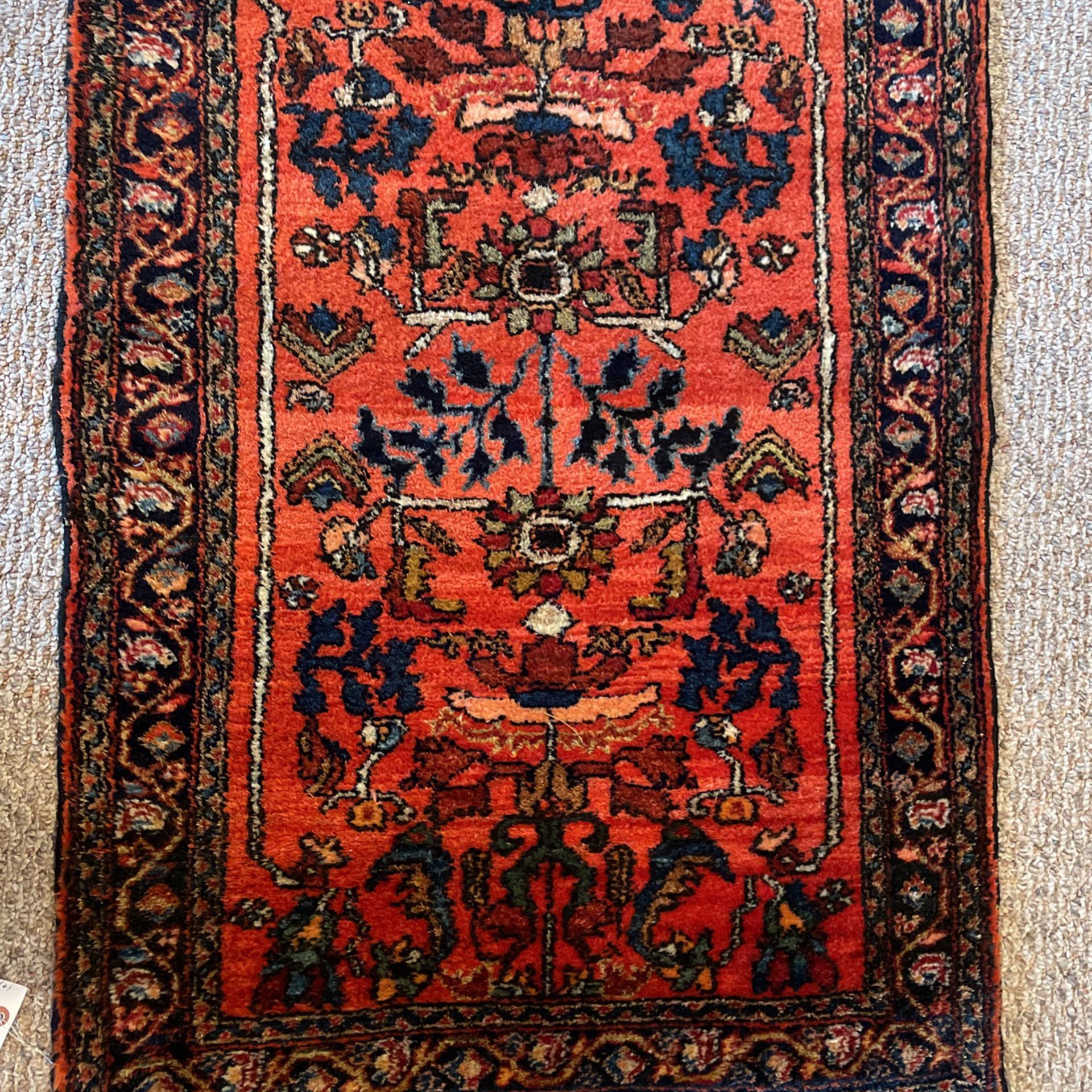 Handmade Antique Persian Sarock Rug