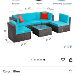 6 Piece Small Patio Furniture Sets