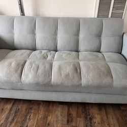 Couches Light Blue  Is a  Two Piece Set Very Confortable