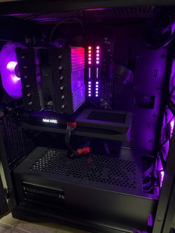 Gaming PC 1440p Intel Arc B580 AMD Ryzen 7 5800XT 48GB Ram